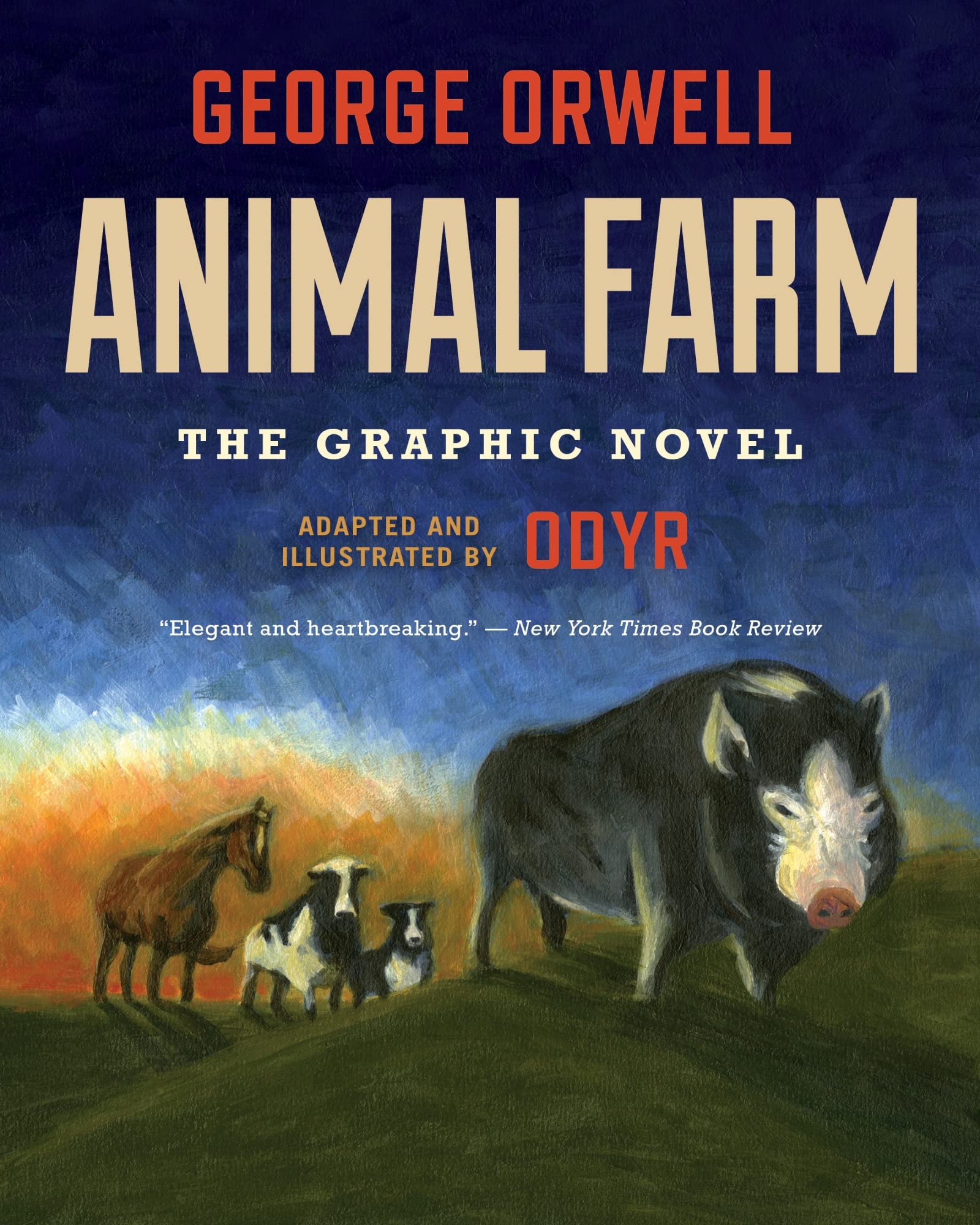 jaquette album Animal Farm: The Graphic Novel: (Authorized Orwell Edition)