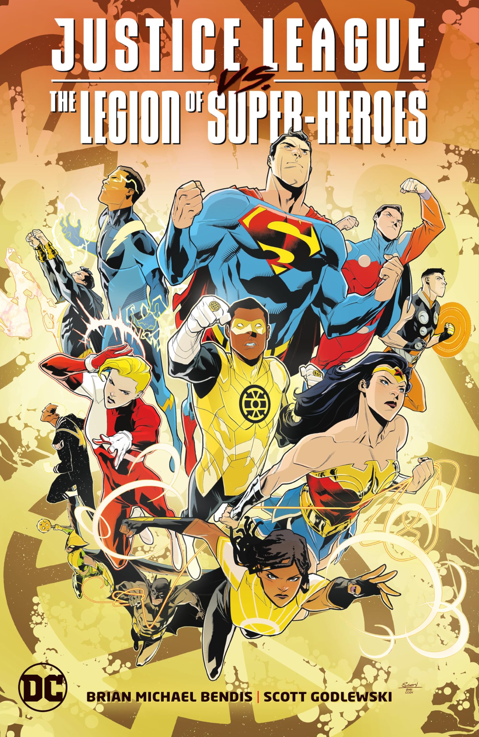 jaquette album Justice League Vs. The Legion of Super-Heroes