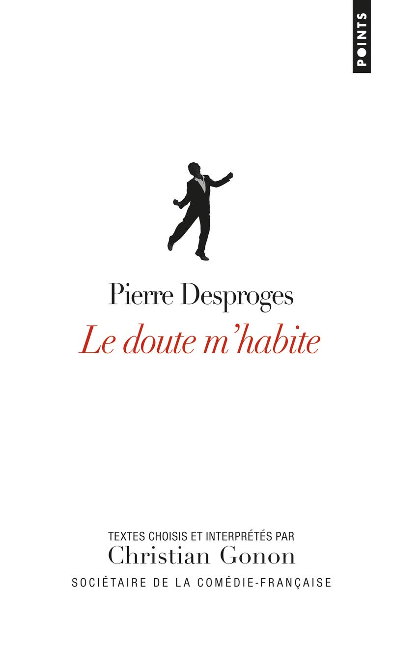 jaquette album Le Doute m'habite: Textes choisis et interprétés par Christian Gonon, sociétaire de la Comédie-Française