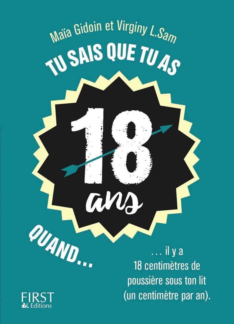 jaquette livre Tu sais que tu as 18 ans