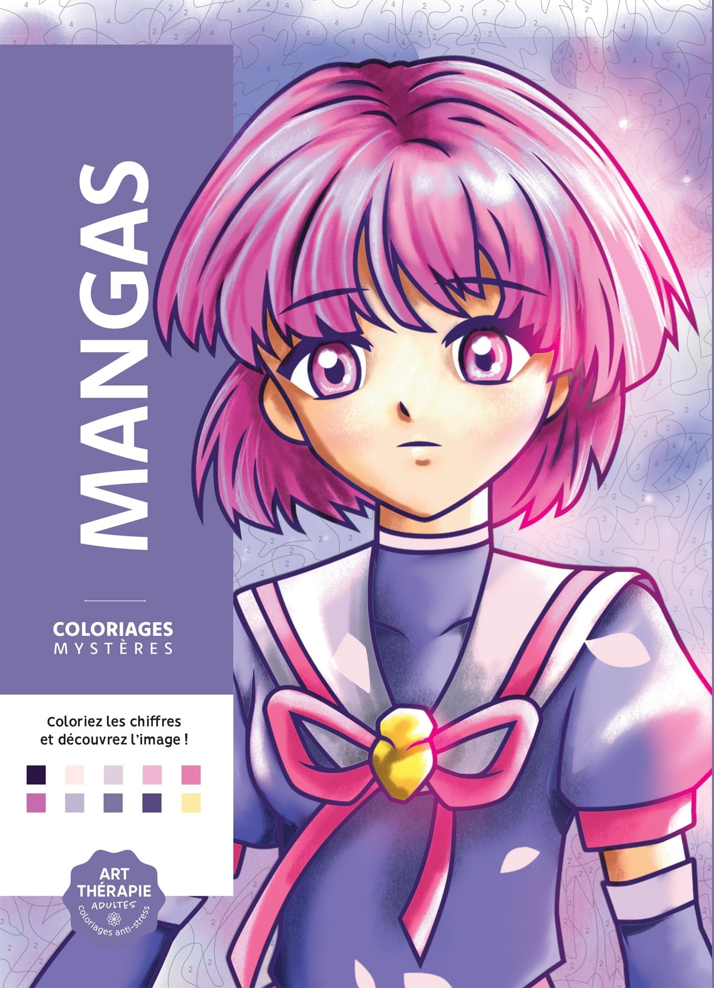 jaquette album Coloriages mystères - Mangas