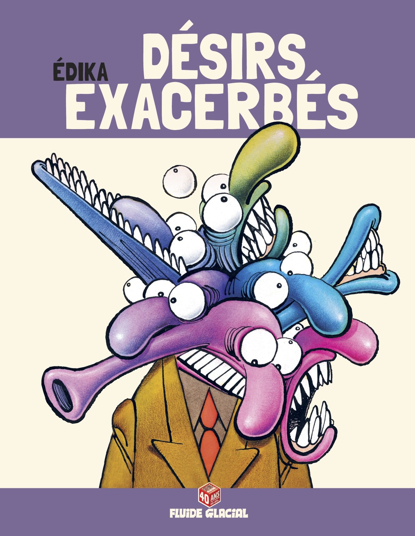 jaquette album Édika - Tome 06 - Désirs exacerbés (Edition 40 ans)