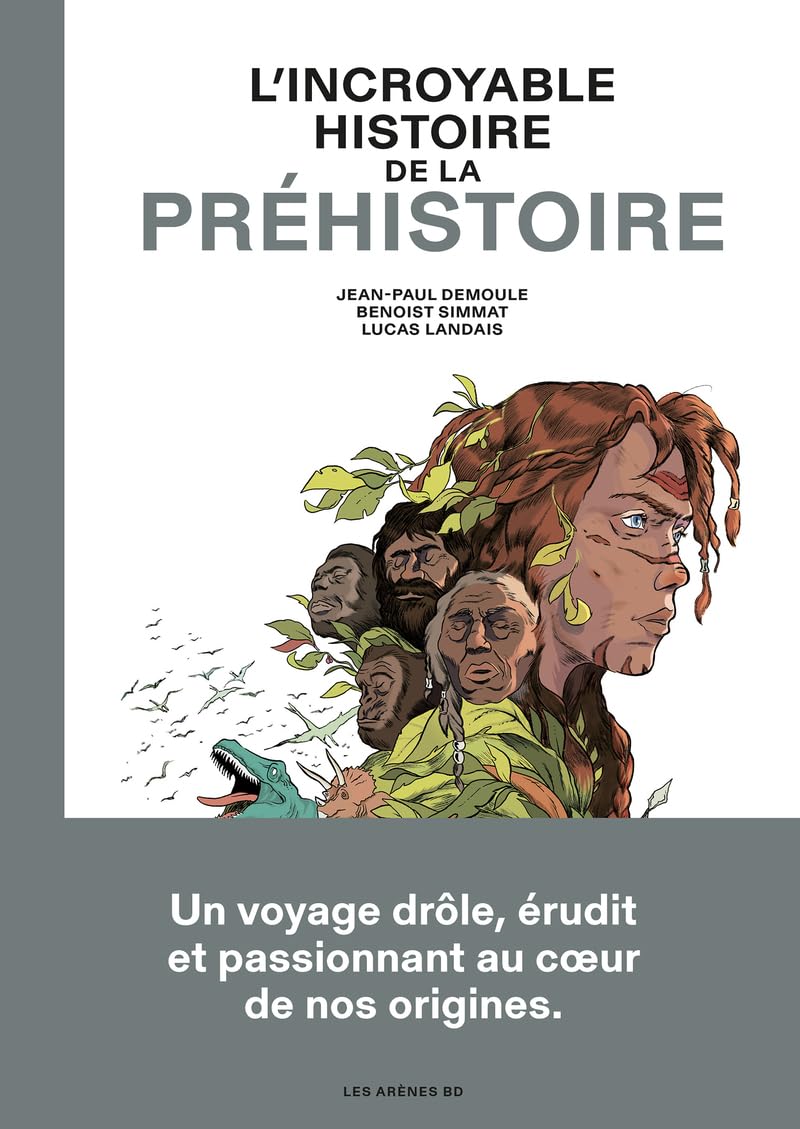 jaquette album L'incroyable histoire de la préhistoire