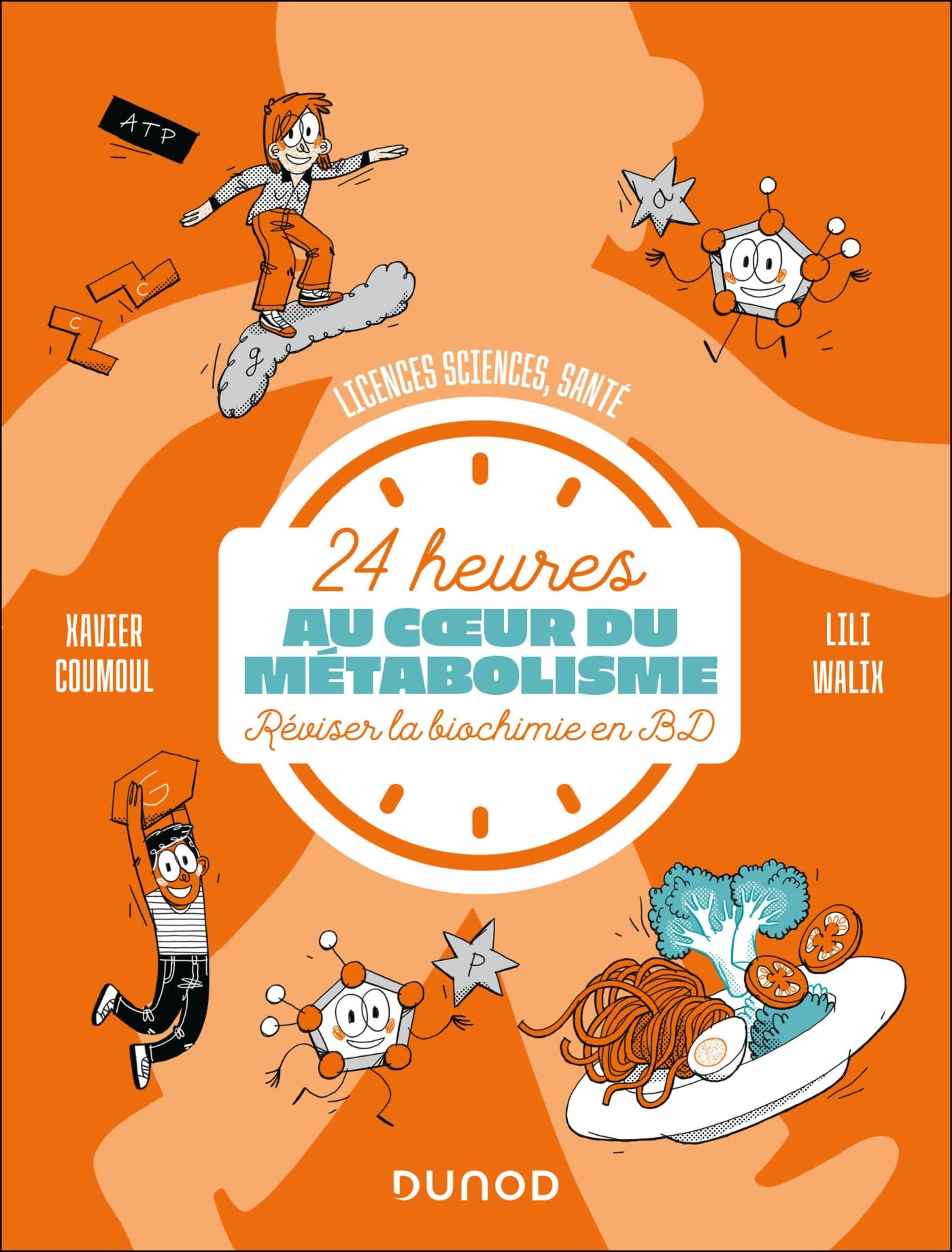 jaquette album 24 h au coeur du métabolisme: Réviser la biochimie en BD