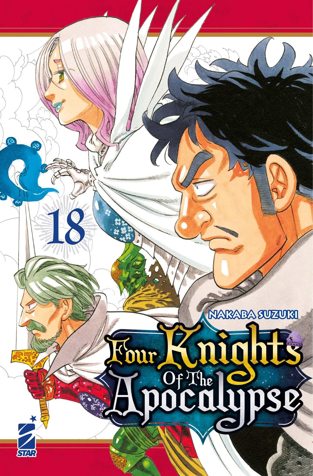 jaquette album Four knights of the apocalypse (Vol. 18)