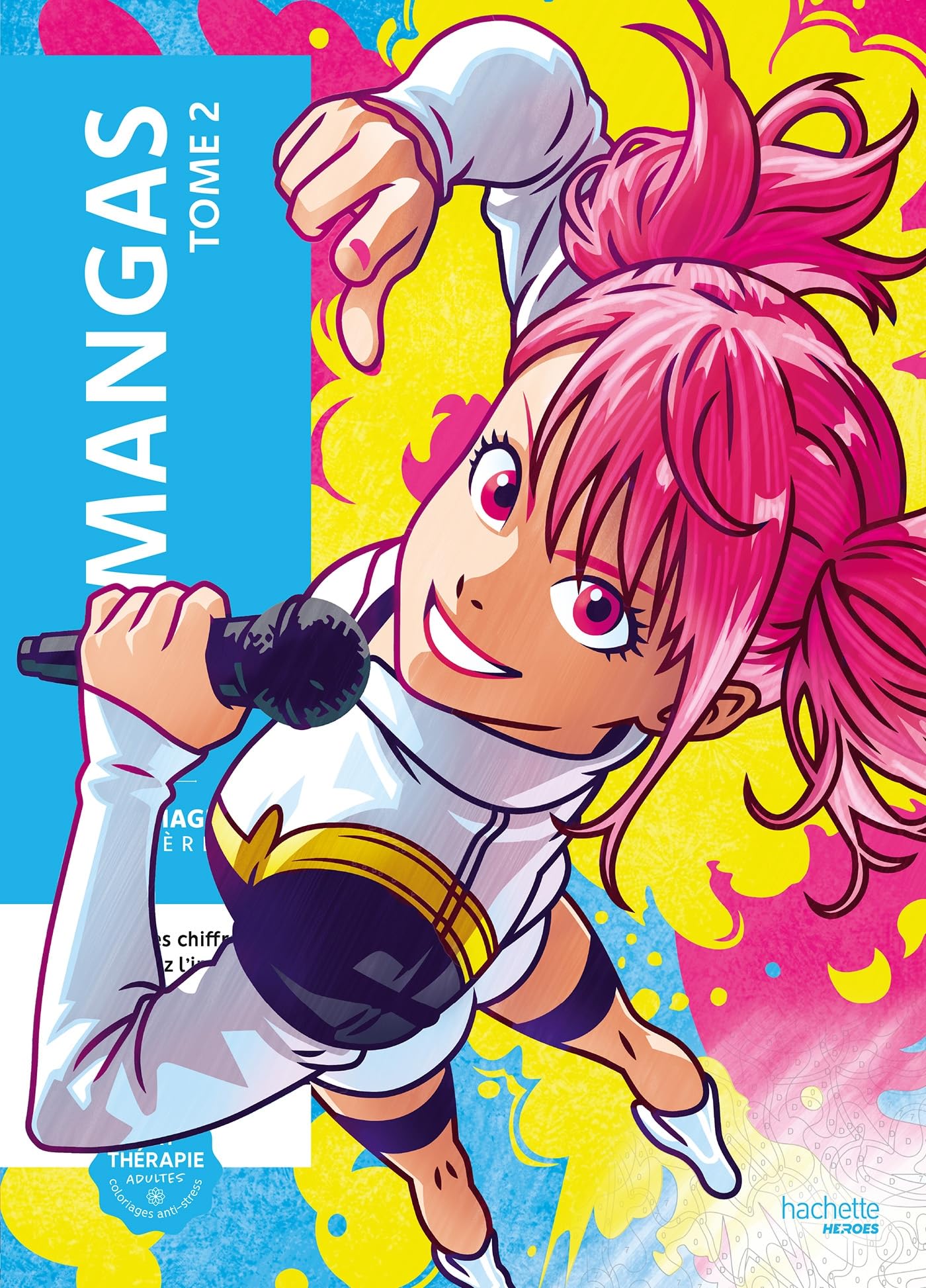 jaquette livre Coloriages Mystères - Mangas Tome 2
