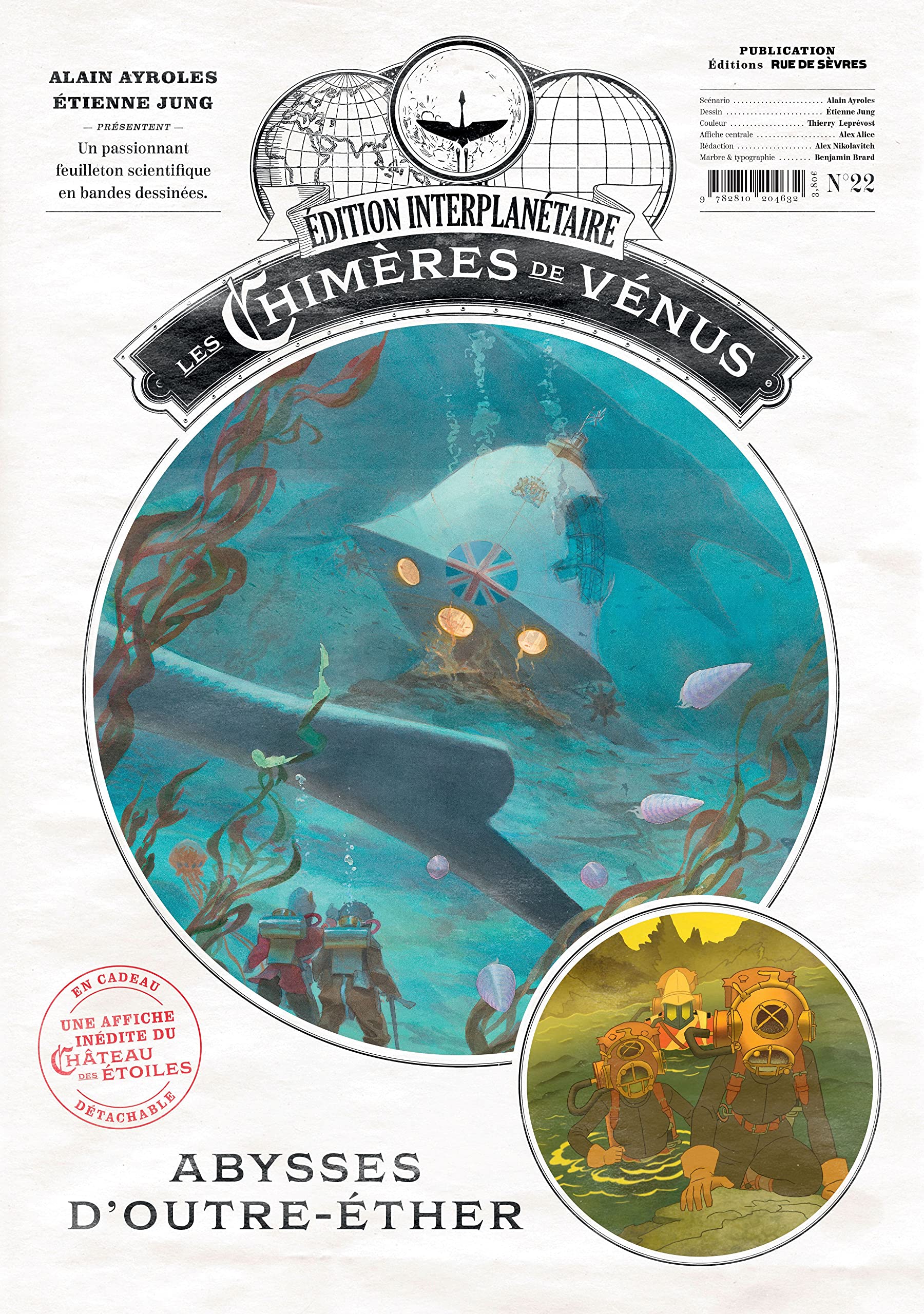 jaquette album Le Château des étoiles - Gazette n°22 - Les Chimères de Vénus