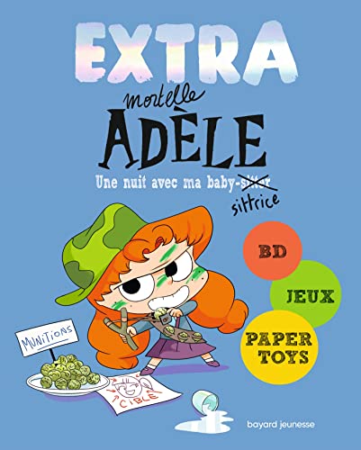jaquette album Extra Mortelle Adèle Tome 1 - Une Nuit Chez Ma Baby-Sittrice