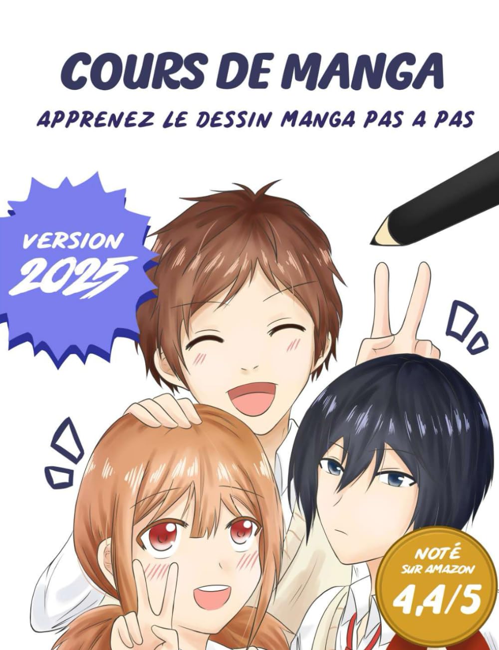 jaquette album Cours de Manga: Apprenez le dessin manga pas à pas