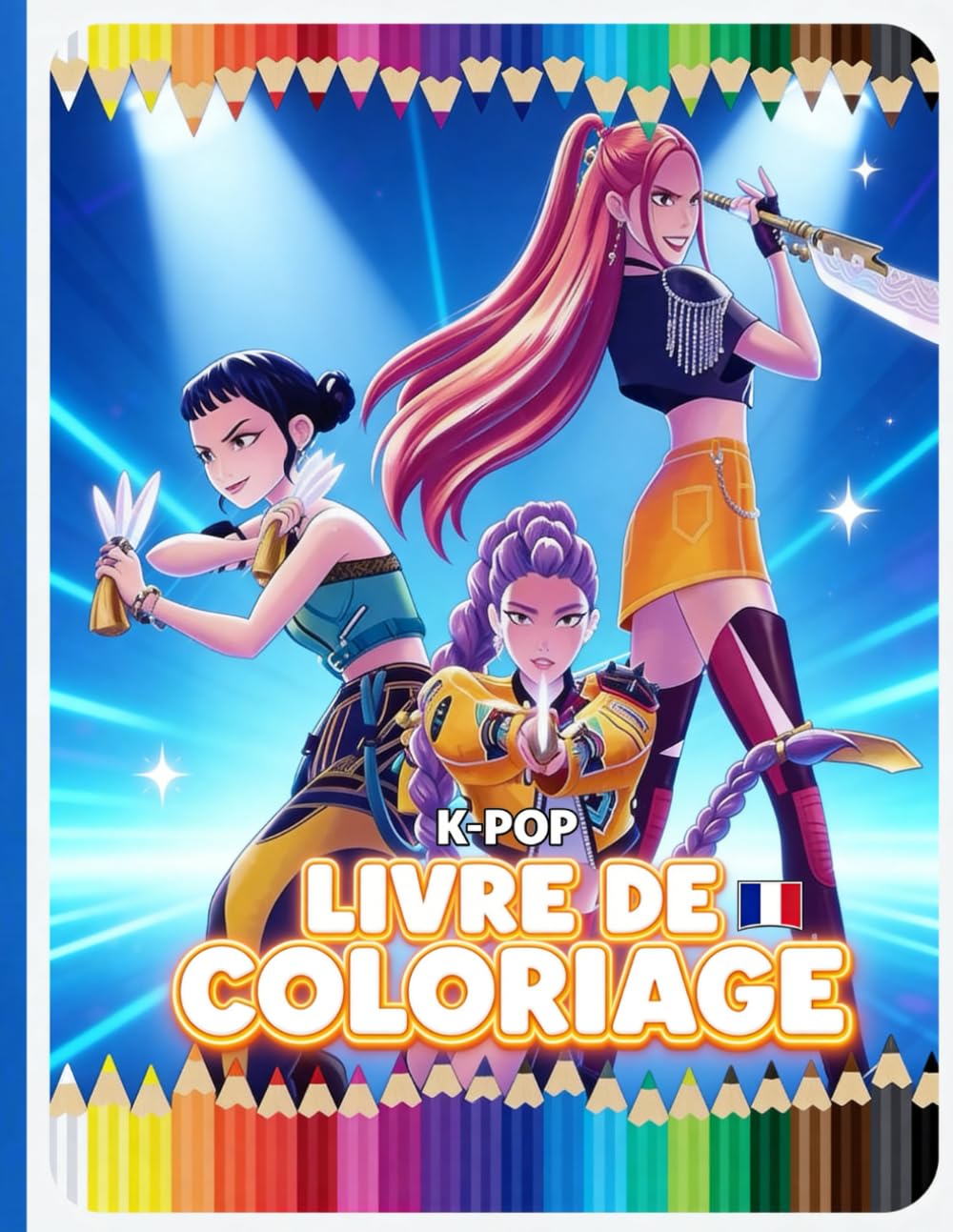 jaquette album K- POP Livre De Coloriage: Coloriage manga otakus | Idoles et personnages sombres