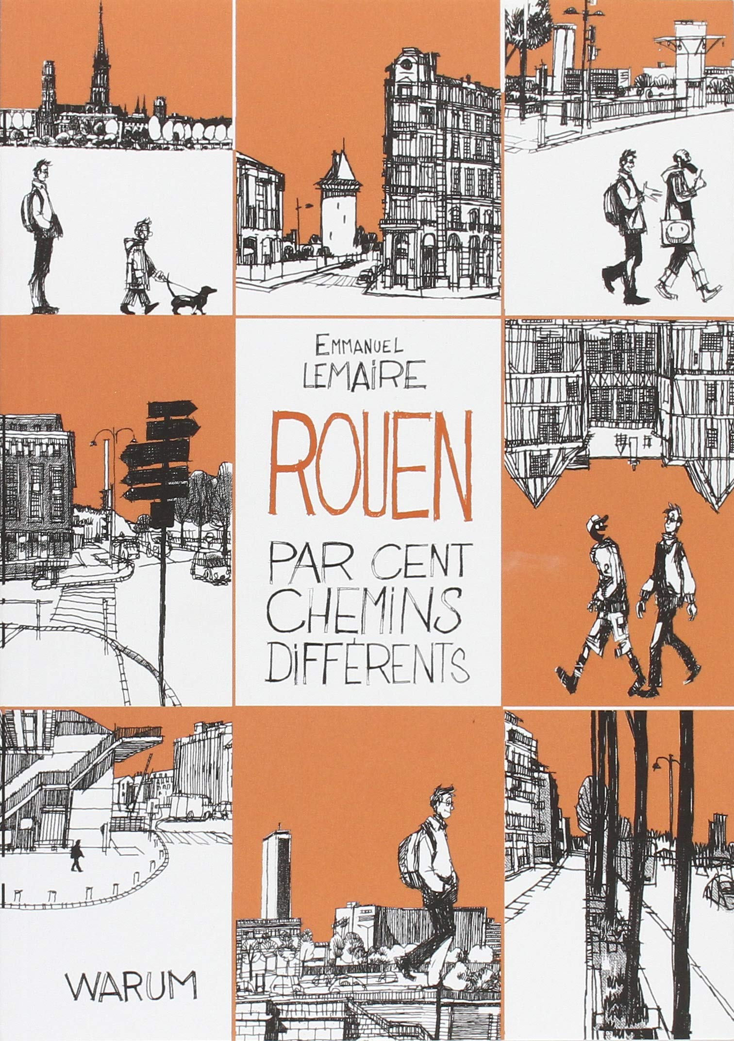 jaquette album Rouen par cent chemins différents