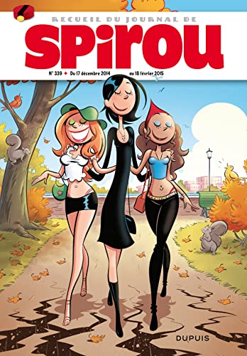 jaquette album Recueil Spirou N° 339, Du 17 Décembre 2014 Au 18 Février 2015