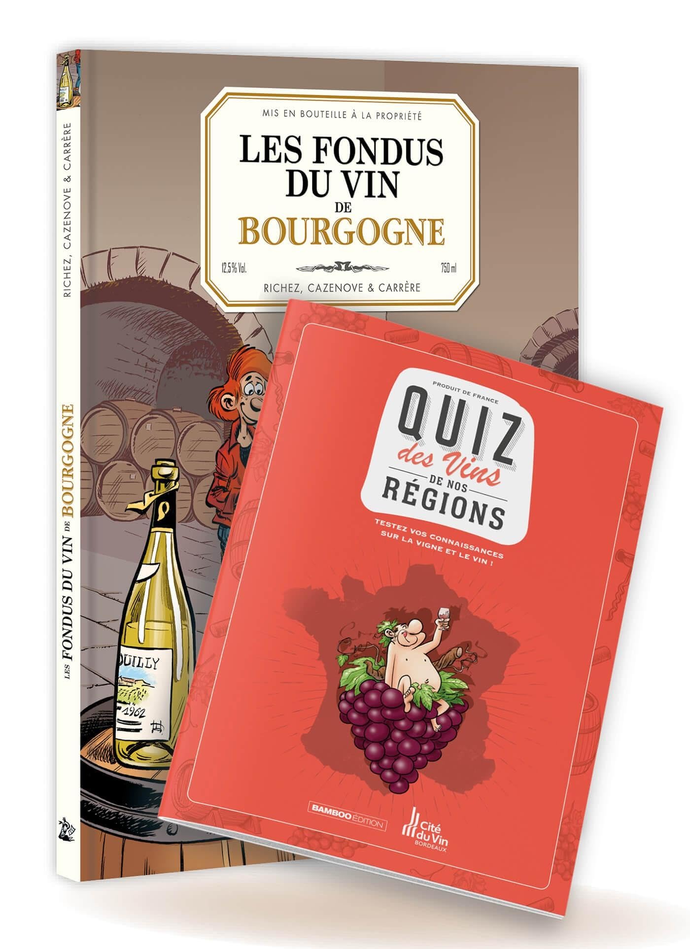 jaquette album Les Fondus du vin : Bourgogne + quiz offert