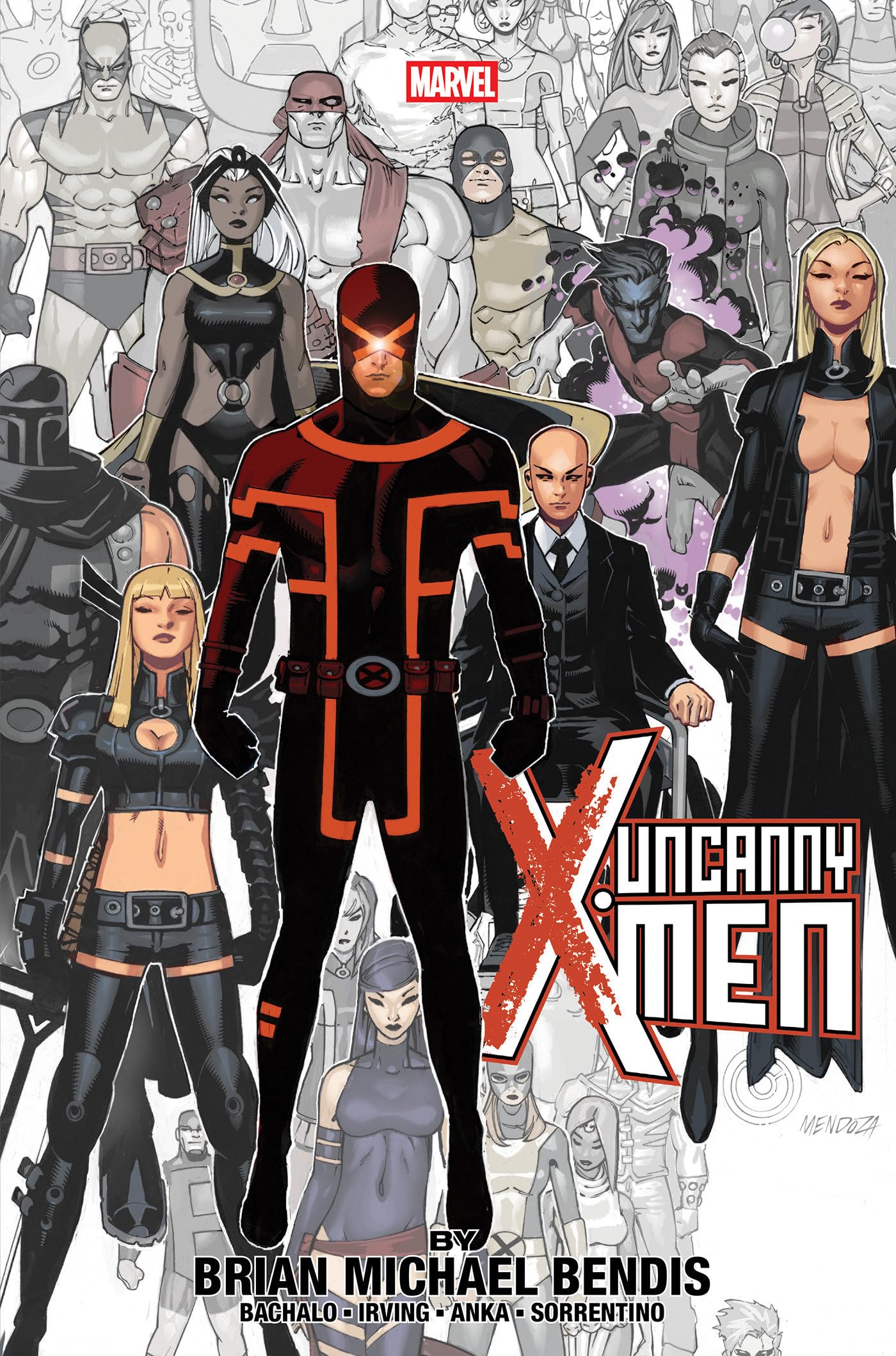 jaquette album Uncanny X-Men By Brian Michael Bendis Omnibus Chris Bachalo Cover