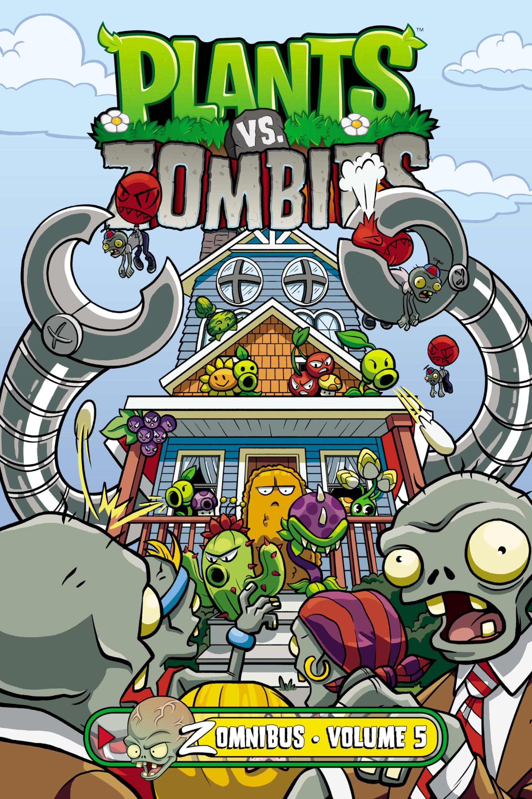 jaquette album Plants vs. Zombies Zomnibus Volume 5