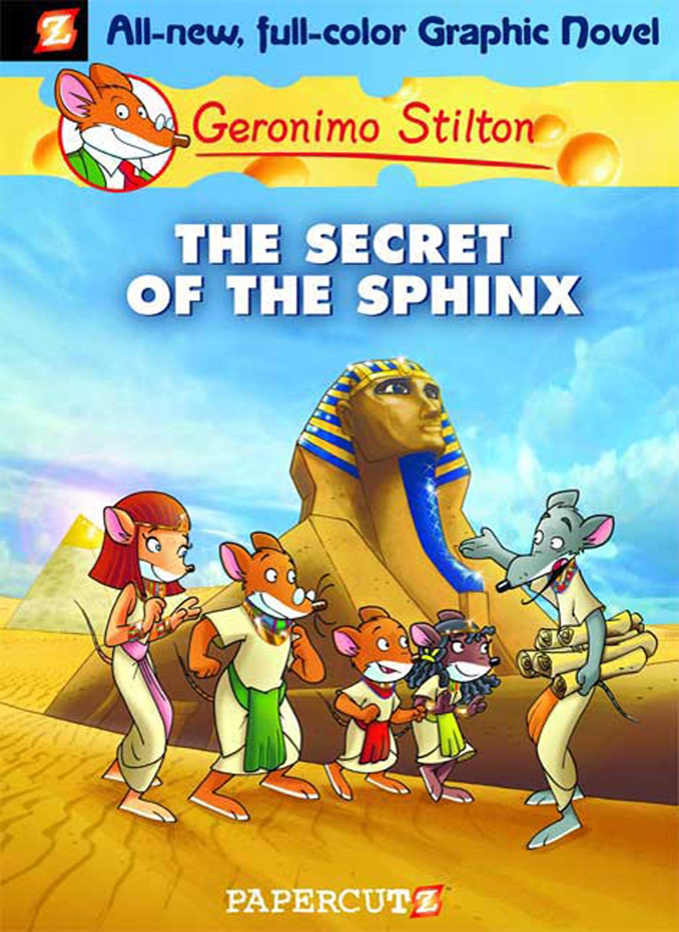 jaquette album Geronimo Stilton Graphic Novels #2: The Secret of the Sphinx