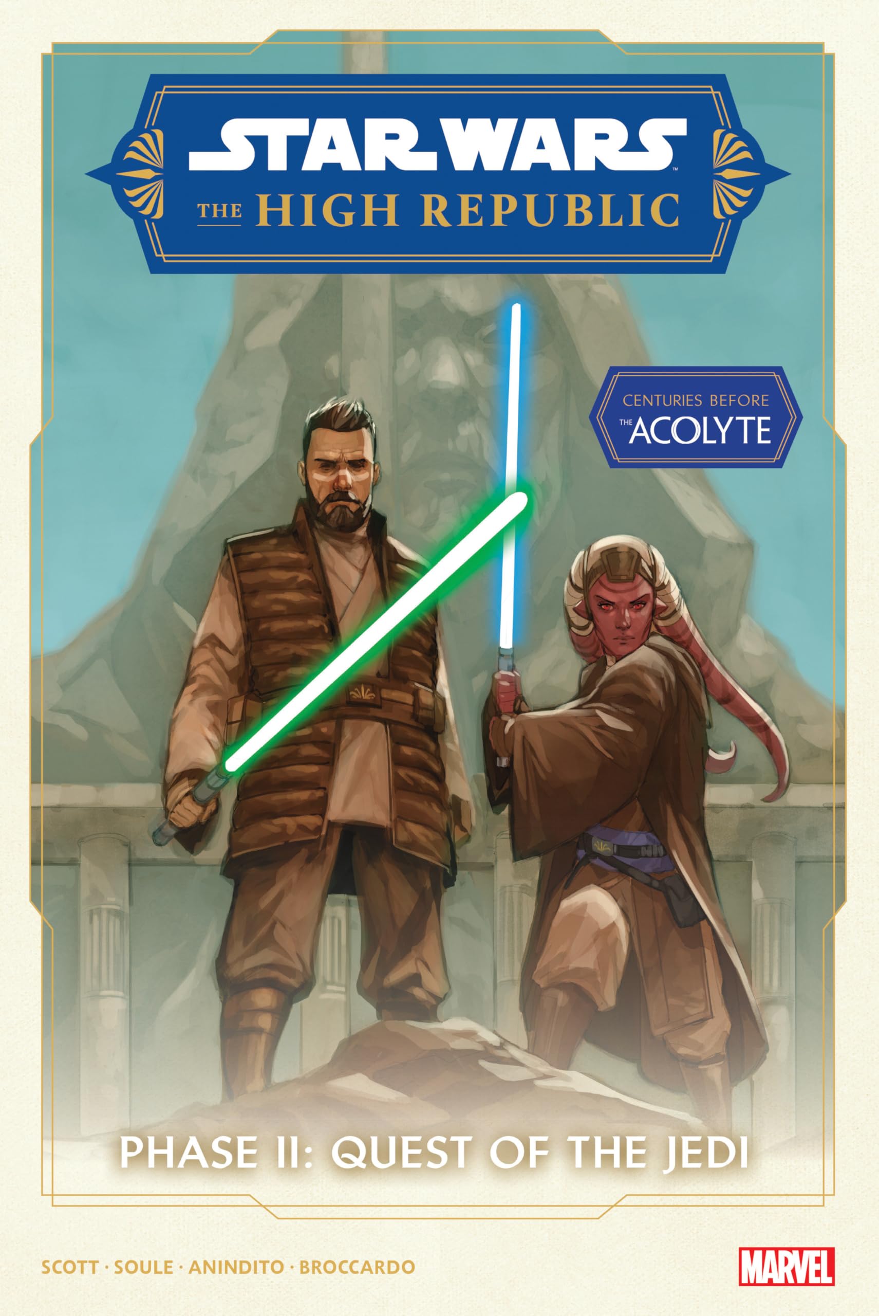 jaquette album STAR WARS: THE HIGH REPUBLIC PHASE II - QUEST OF THE JEDI OMNIBUS PHIL NOTO COVER