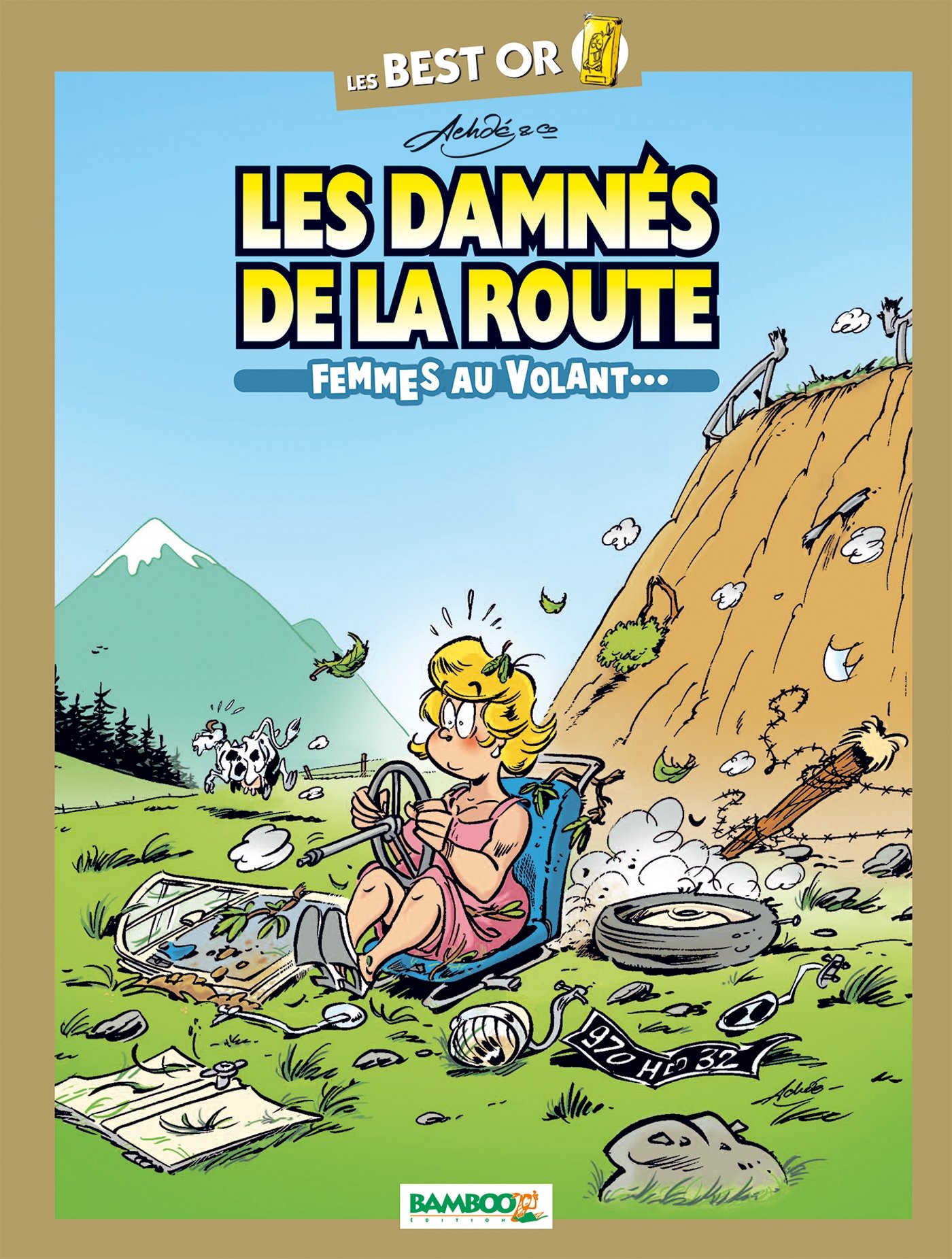 jaquette album Les Damnés de la route - Best Or - Les femmes au volant
