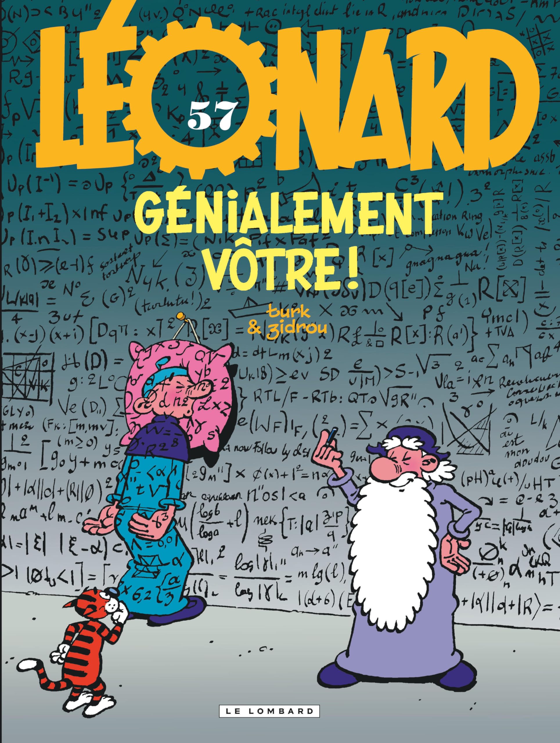 jaquette album Léonard - Tome 57 - Génialement vôtre