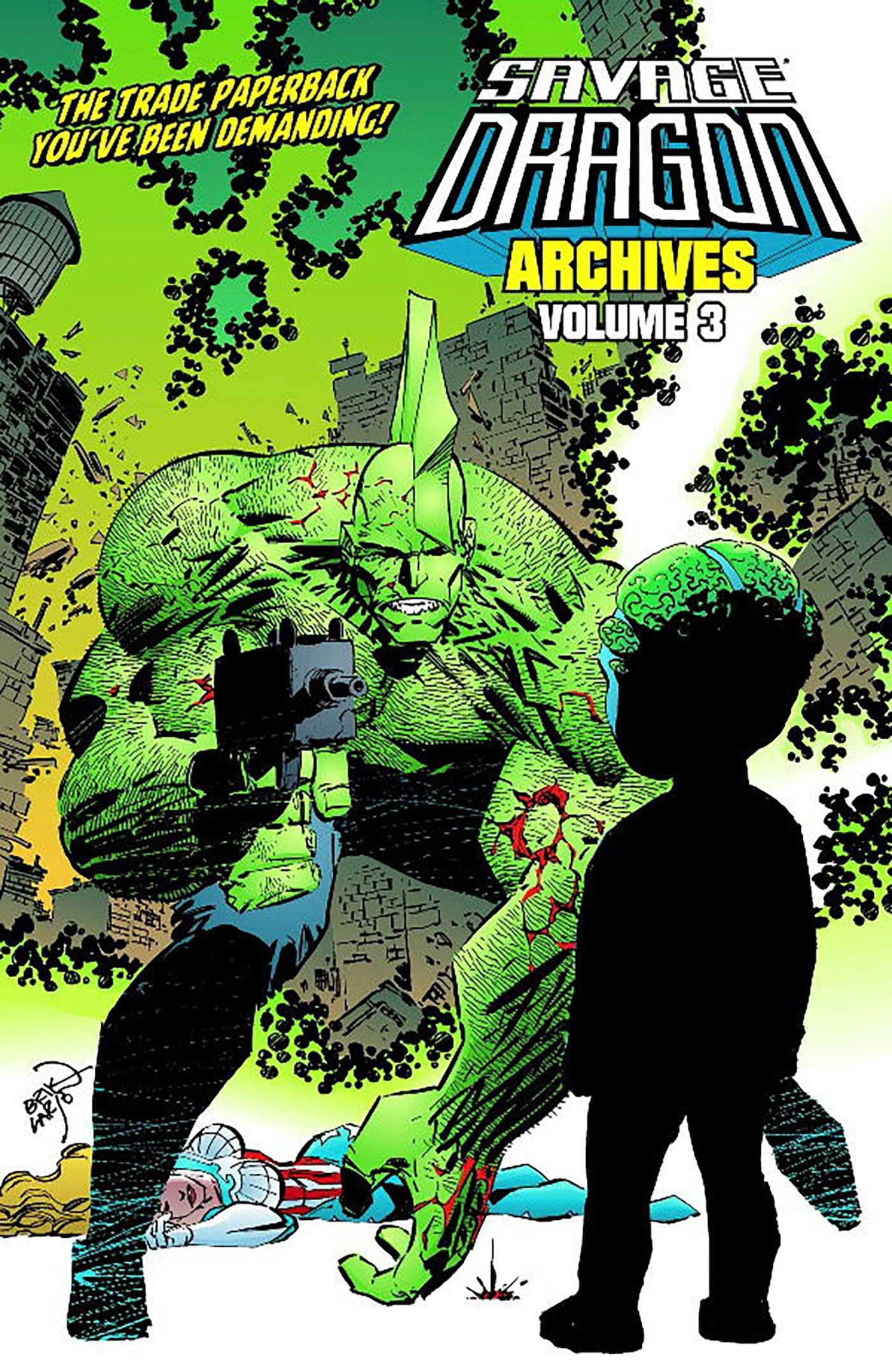 jaquette album Savage Dragon Archives Volume 3