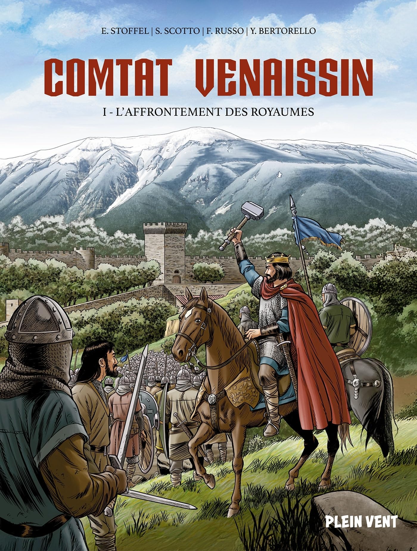 jaquette album Comtat Venaissin - L'affrontement des Royaumes: Tome 1