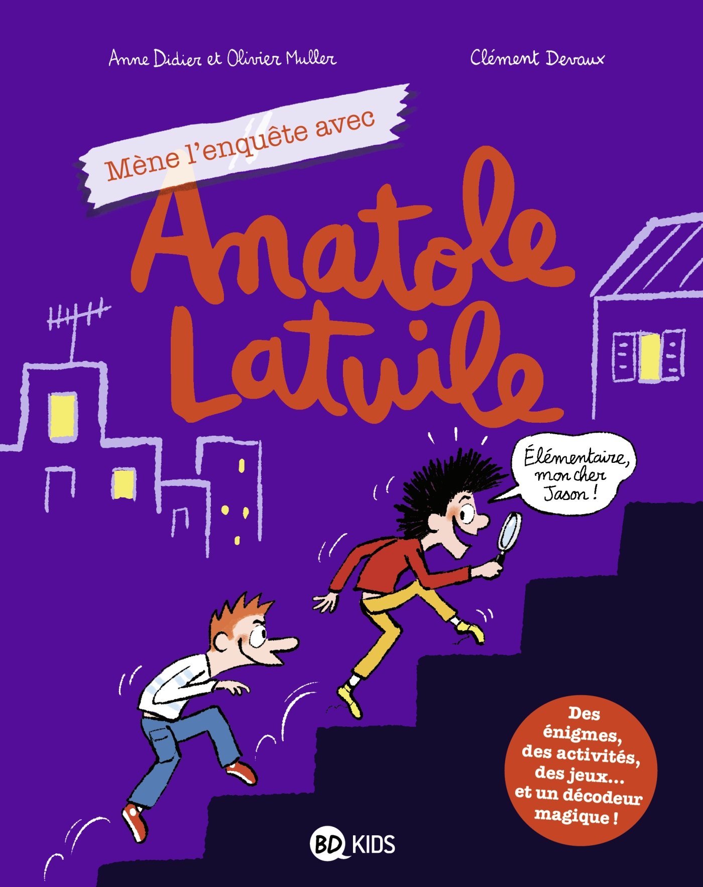 jaquette album Anatole Latuile cahier de jeux, Tome 01: Mène l'enquête avec Anatole Latuile