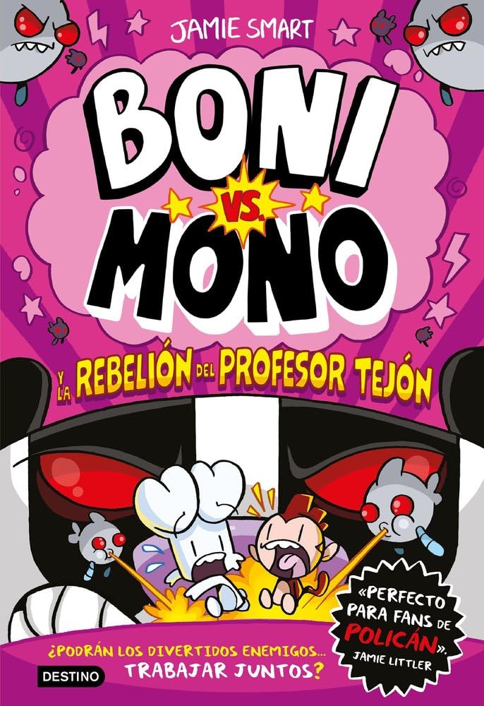 jaquette album Boni vs. Mono 5. Boni vs. Mono y la rebelión del Profesor Tejón