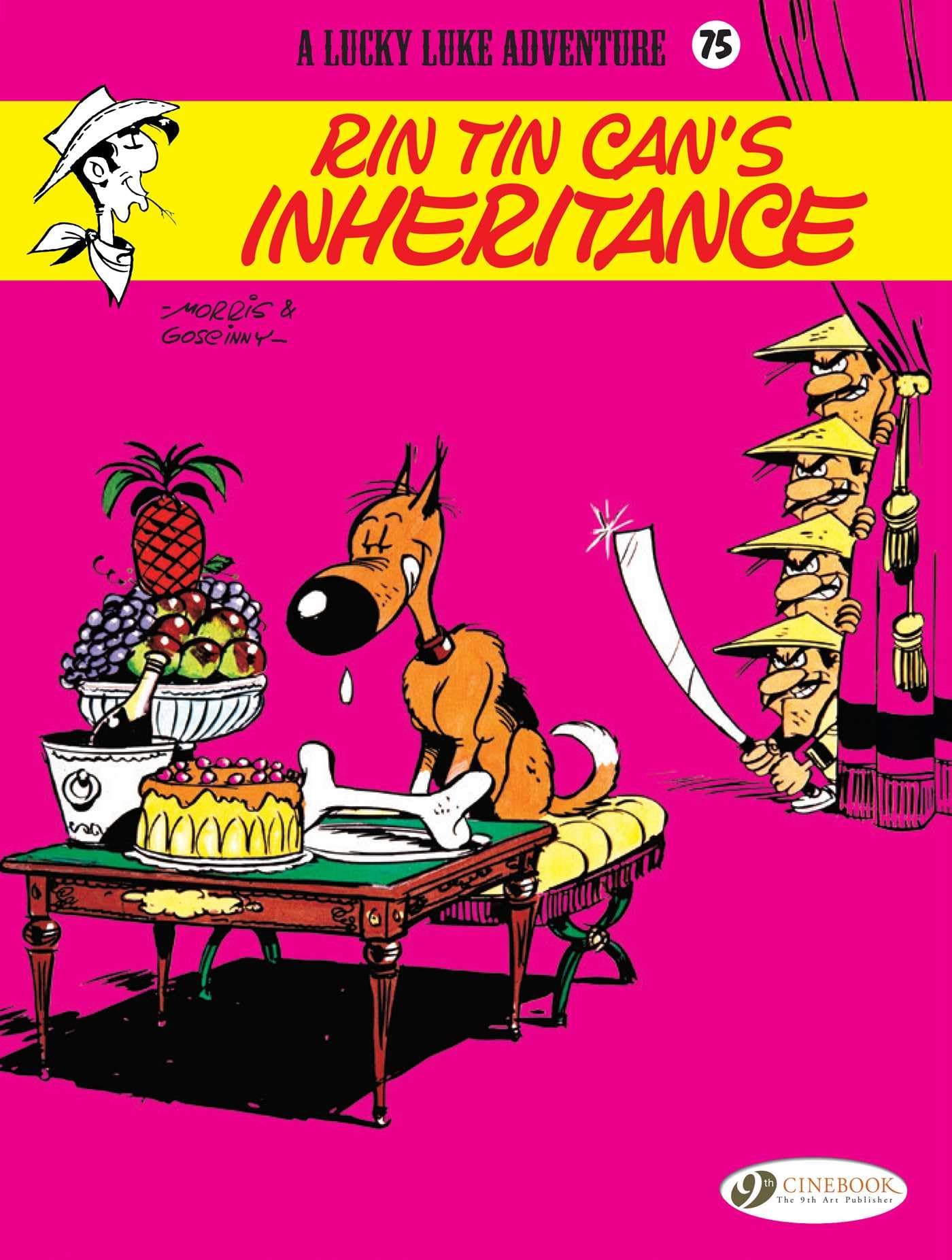 jaquette album Lucky Luke - volume 75 Rin Tin Can's Inheritance (75)