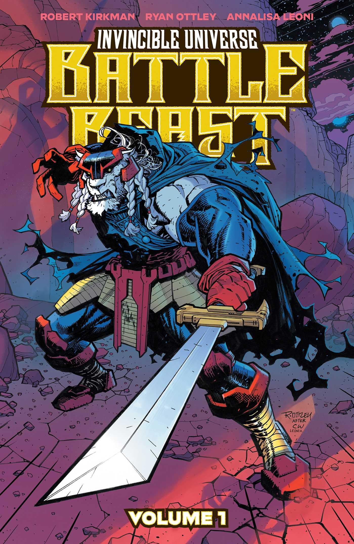 jaquette album Invincible Universe: Battle Beast Vol. 1 Heart of Glory: Heart of Glory