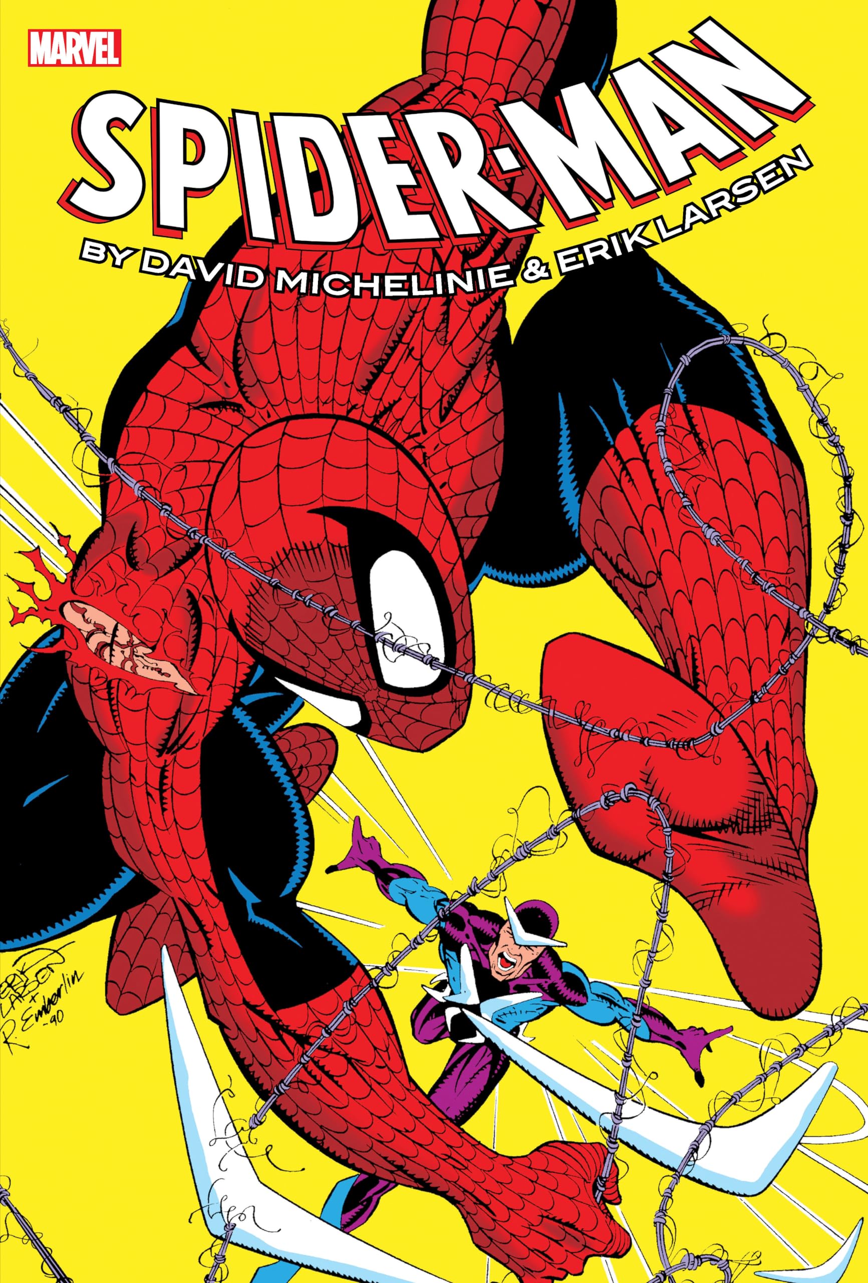 jaquette album SPIDER-MAN BY MICHELINIE & LARSEN OMNIBUS ERIK LARSEN SPIDER-MAN COVER [NEW PRINTING]