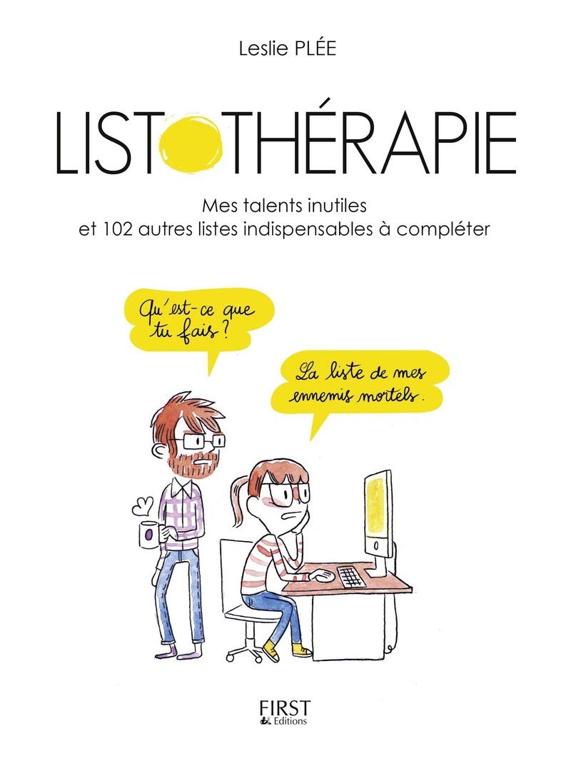 jaquette album Listothérapie: Mes talents inutiles et 99 autres listes indispensables à compléter