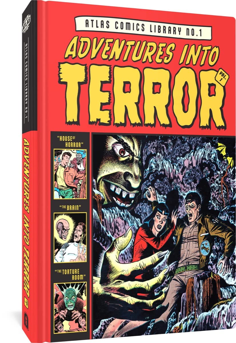 jaquette album Adventures Into Terror: The Atlas Comics Library