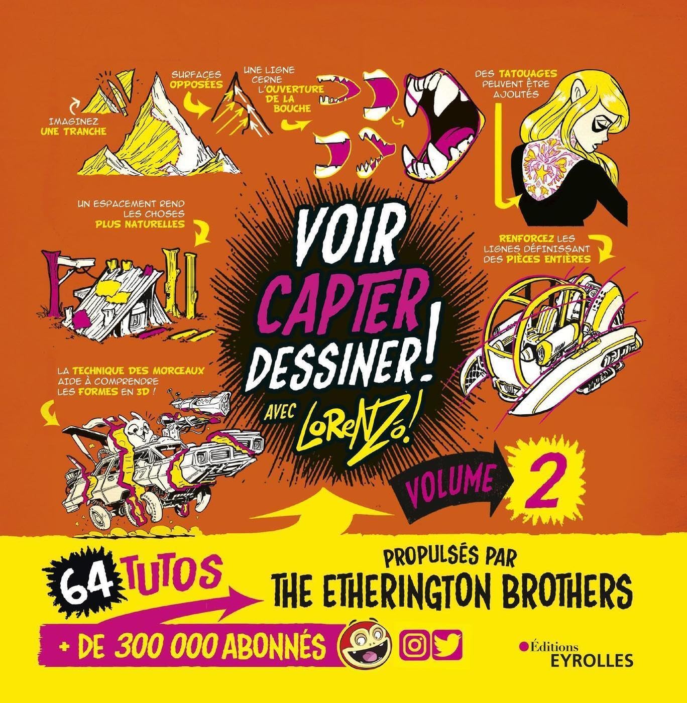jaquette livre Voir, capter, dessiner ! Volume 2: 64 tutos