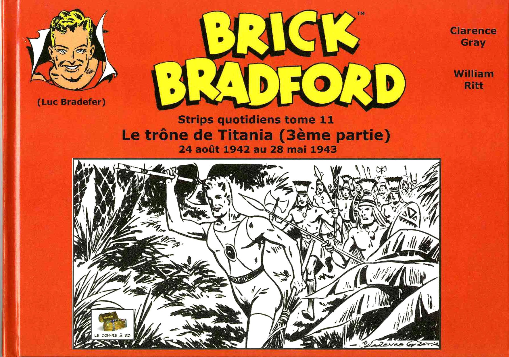 jaquette album Brick Bradford strips quotidiens : Tome 11, Le trône de Titania 3e partie