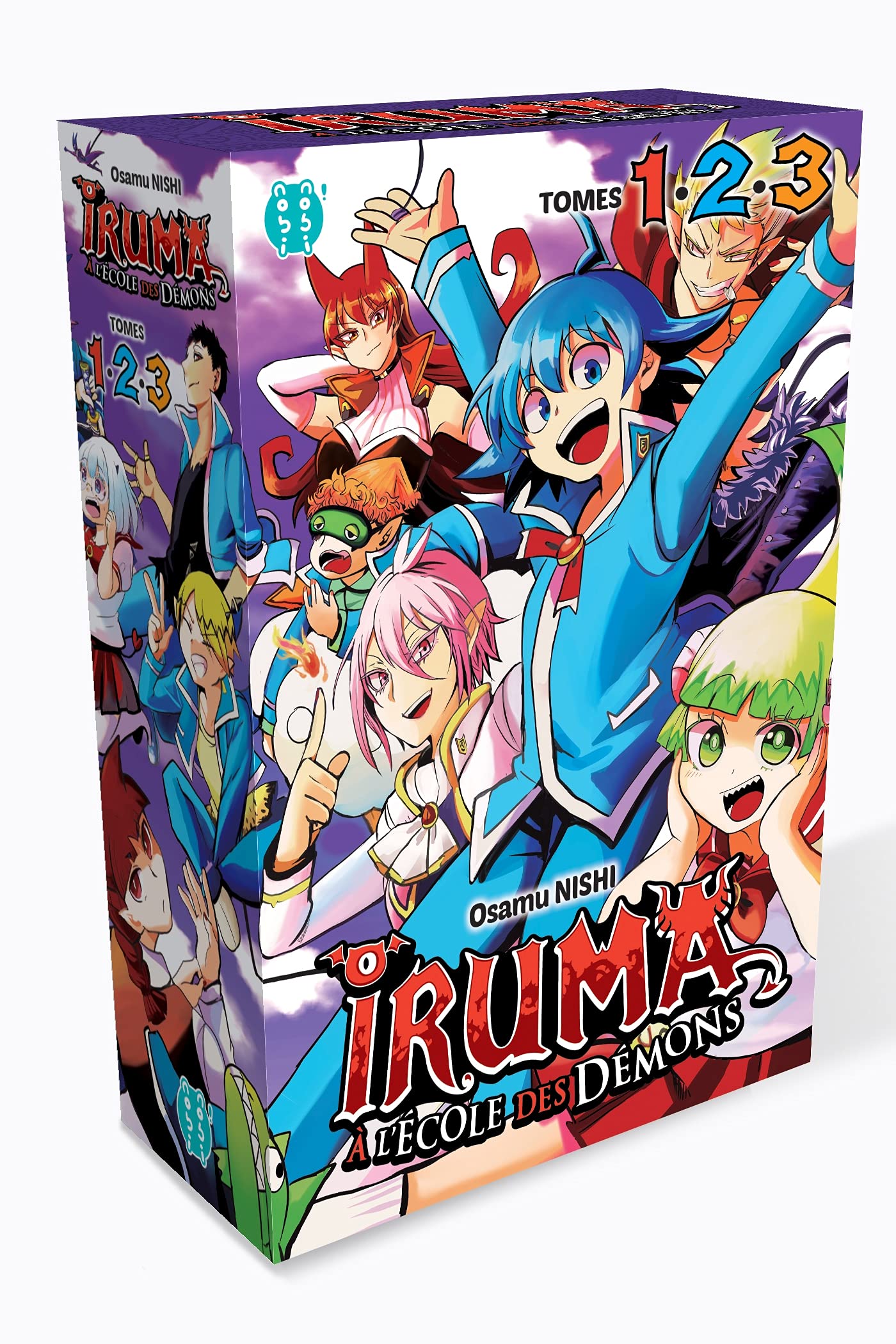 jaquette album Iruma à l'école des démons Coffret T01 à T03: Coffret 3 tomes