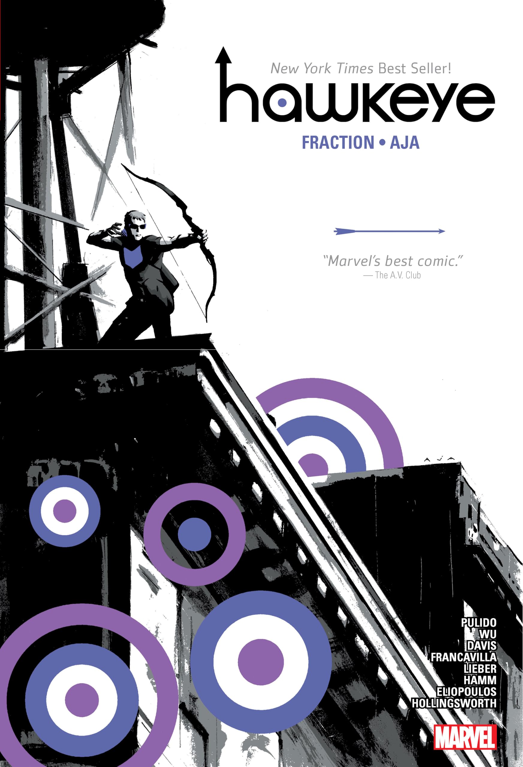 jaquette album HAWKEYE BY FRACTION & AJA OMNIBUS [NEW PRINTING]