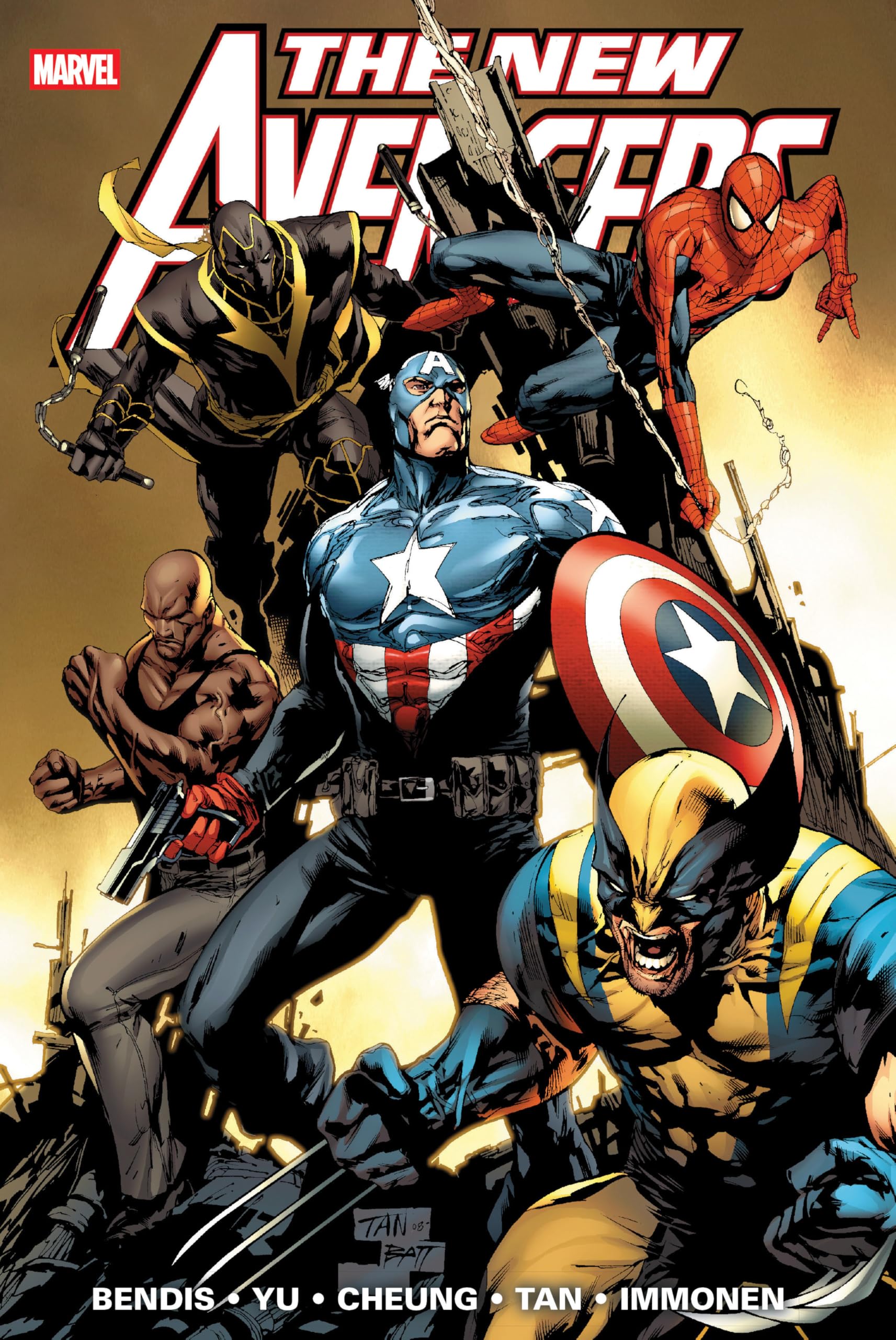 jaquette album New Avengers Omnibus Vol. 2 Billy Tan Cover
