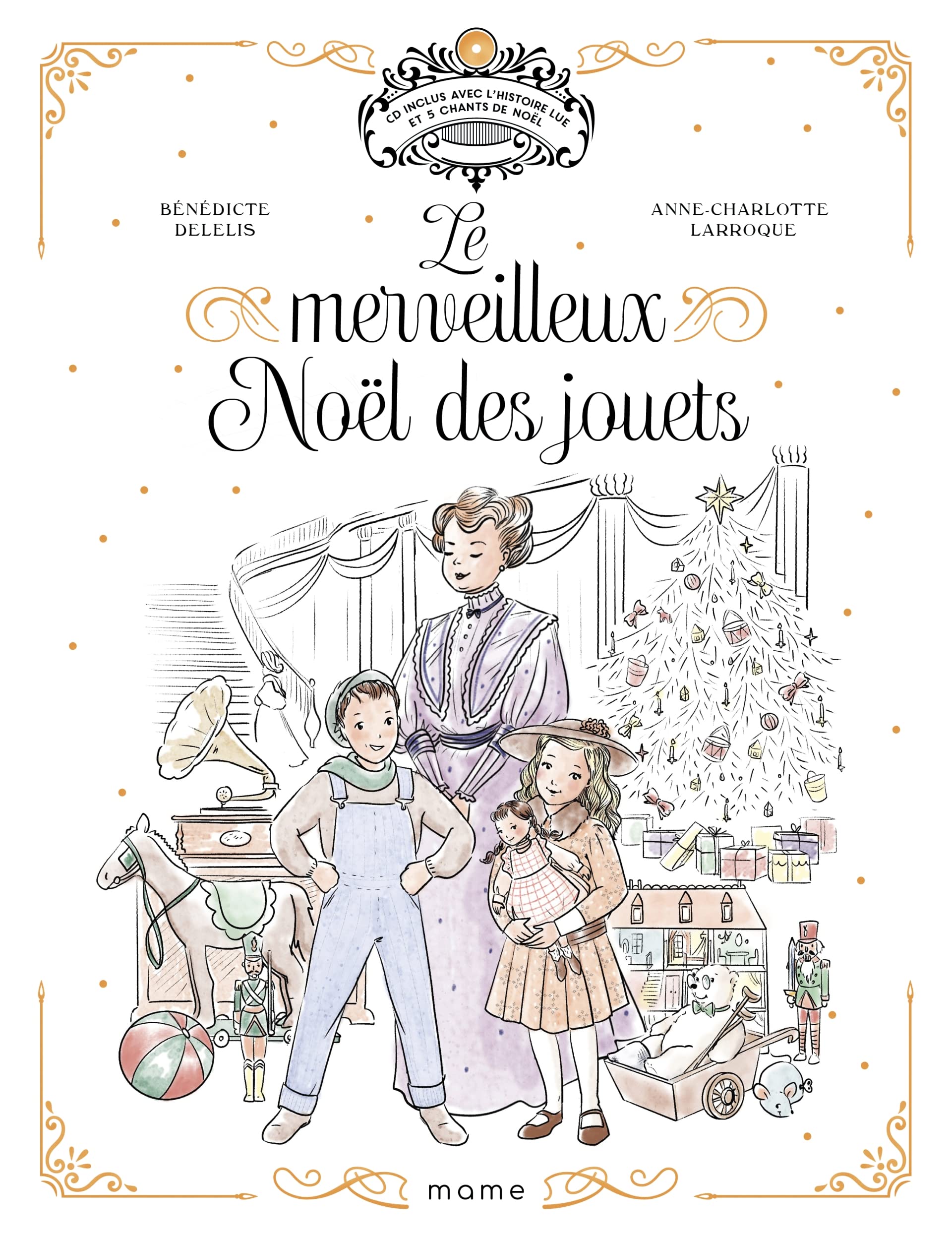 jaquette album Le merveilleux Noël des jouets +CD