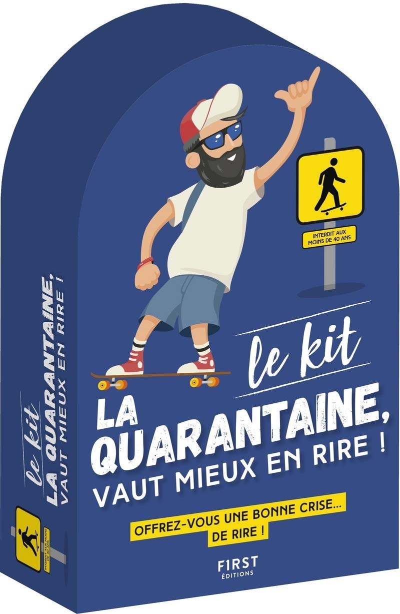 jaquette livre Kit La quarantaine, mieux vaut en rire ! - Offrez-vous une bonne crise...de rire !