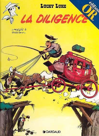 jaquette album Lucky Luke La diligence