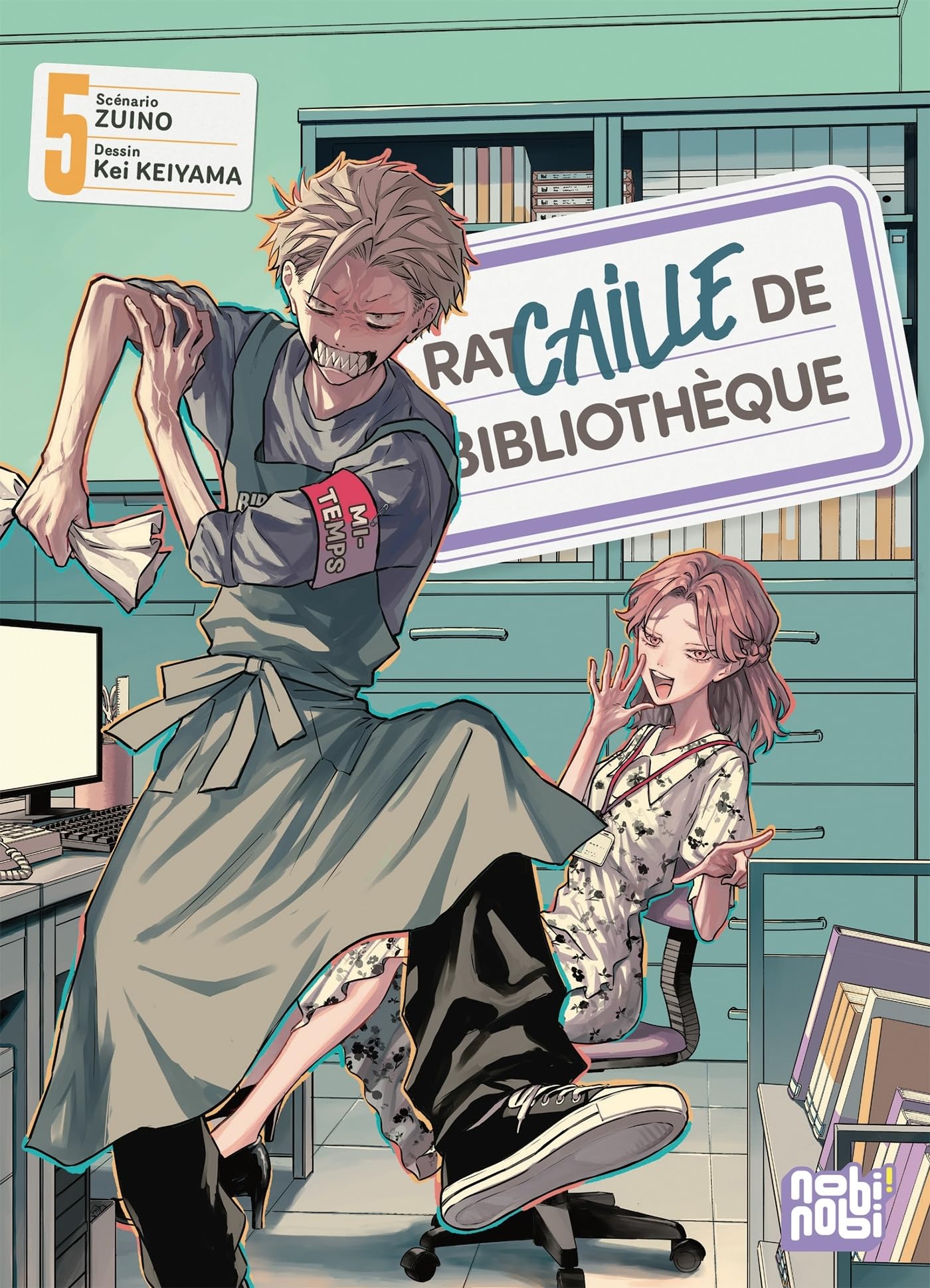 jaquette album Racaille de bibliothèque T05