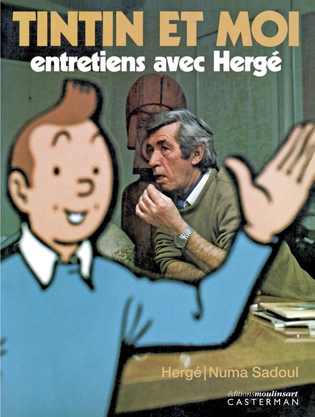jaquette album Tintin et moi: Entretiens avec Hergé-Réédition