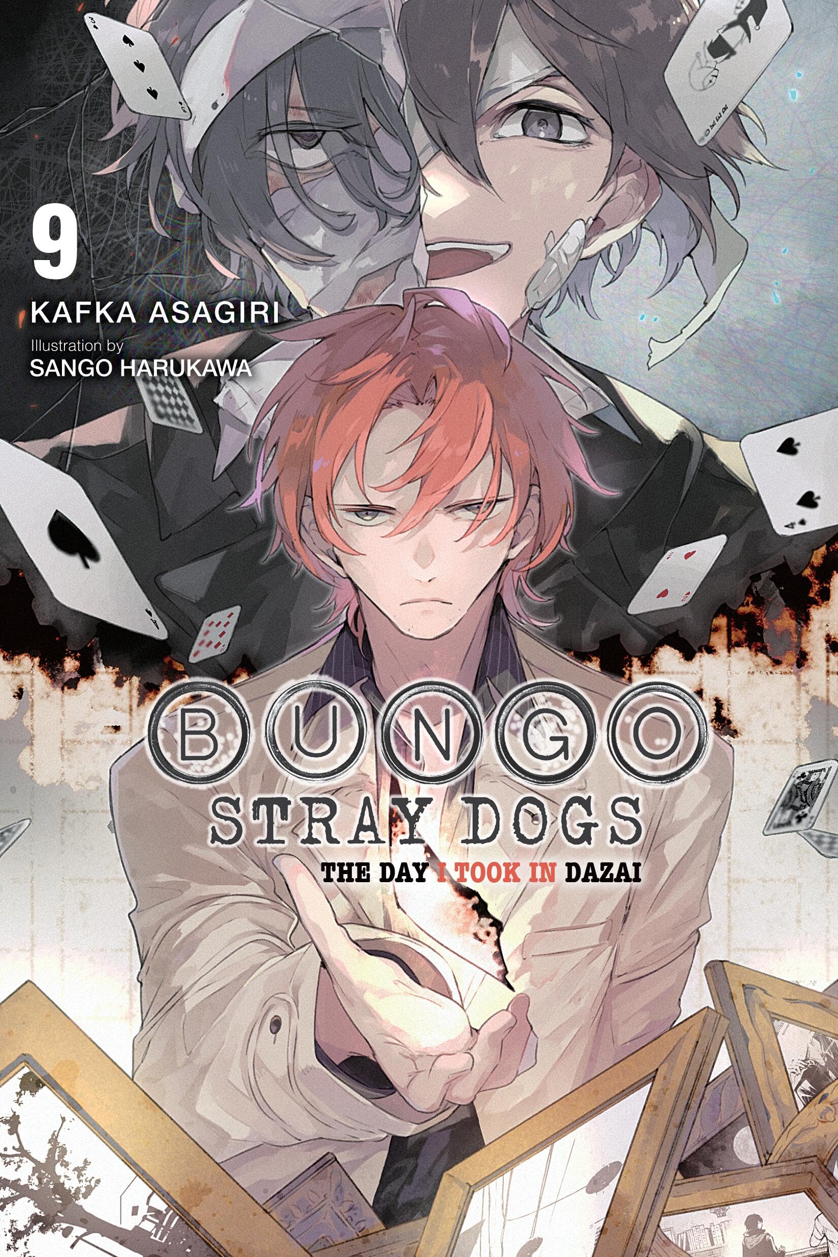 jaquette album Bungo Stray Dogs, Vol. 9 (light novel): The Day I Took In Dazai