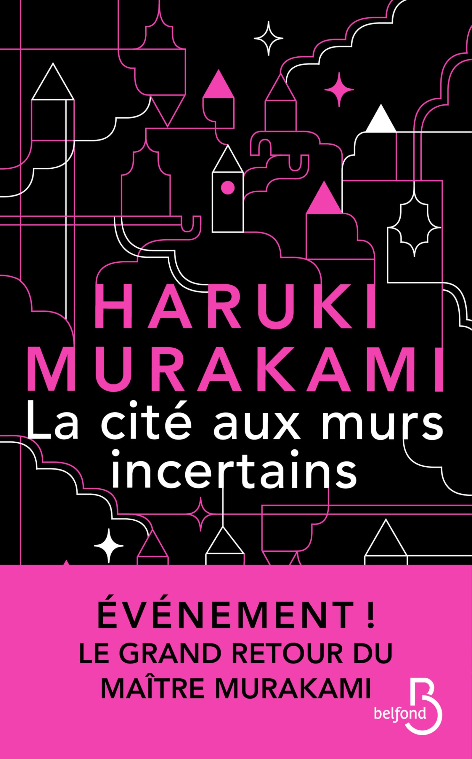 jaquette livre La Cité aux murs incertains: le nouveau roman de Haruki Murakami son dernier livre best-seller traduit en version française nouveauté 2025