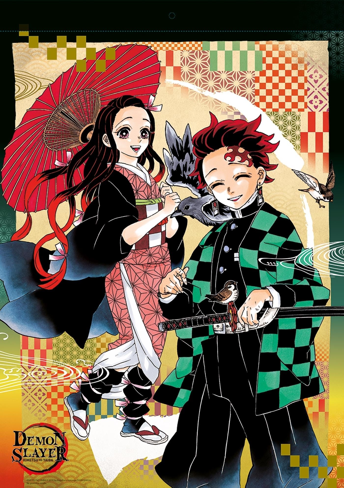 jaquette album Calendrier Demon Slayer 2025
