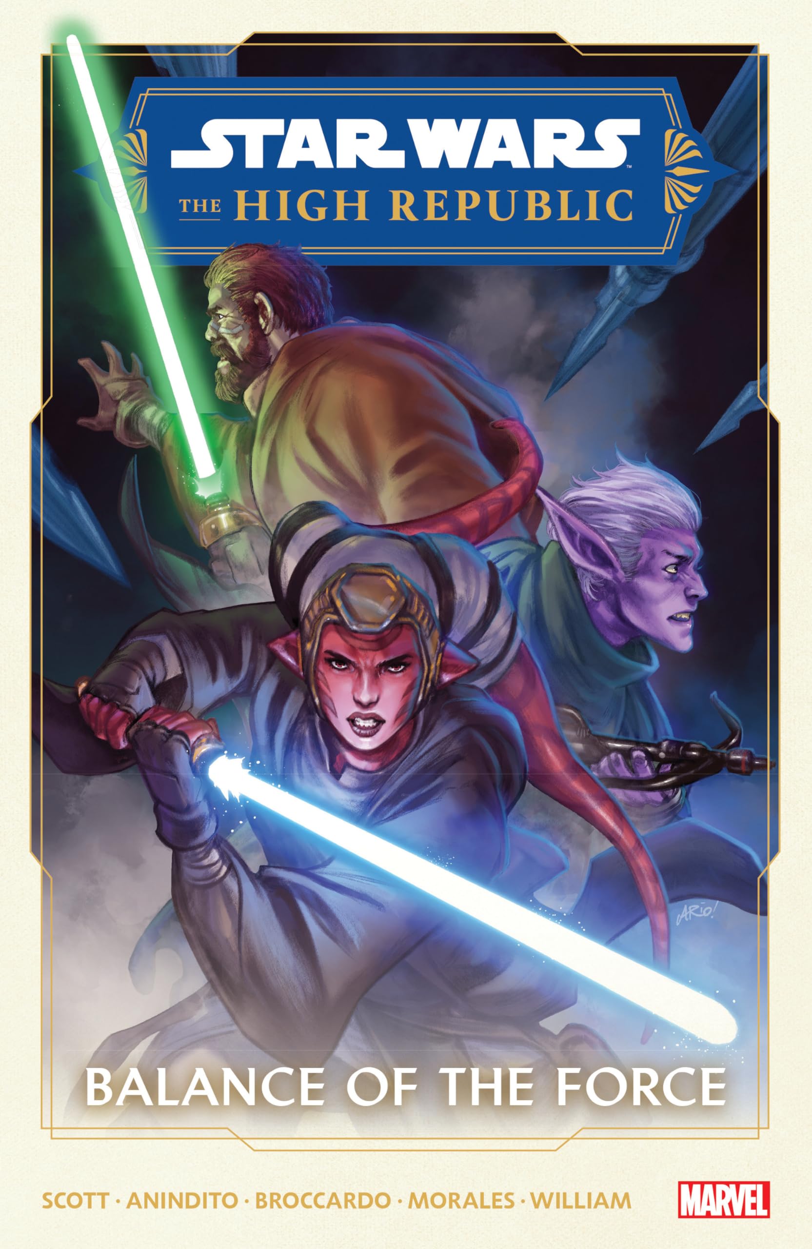 jaquette album STAR WARS: THE HIGH REPUBLIC PHASE II VOL. 1 - BALANCE OF THE FORCE