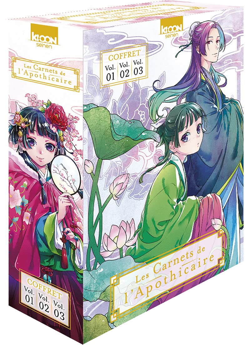 jaquette album Coffret Les Carnets de l'apothicaire - volumes 1 à3