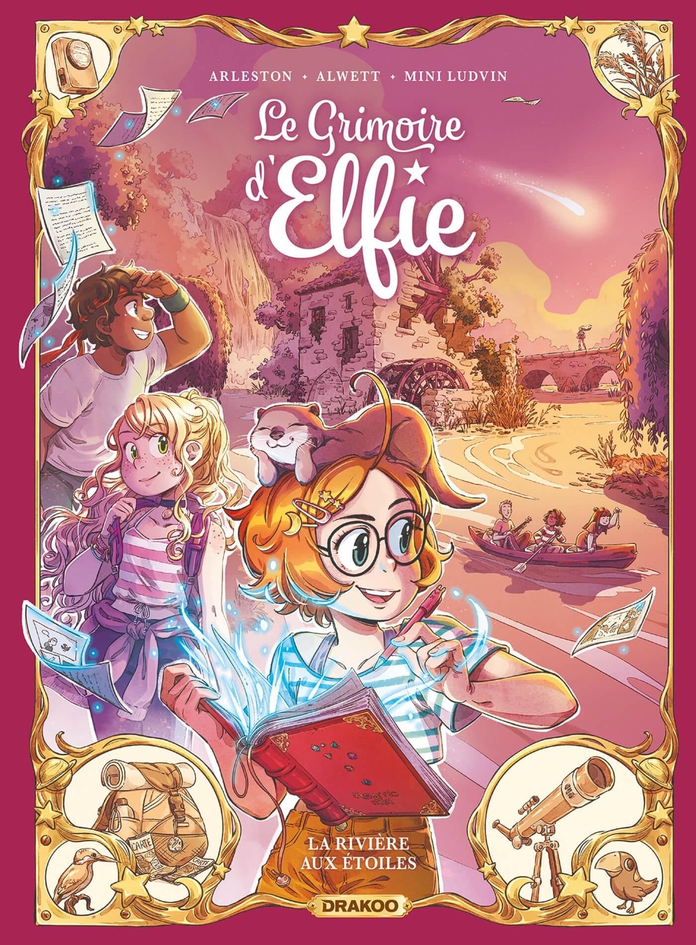 jaquette album Le Grimoire d'Elfie - vol. 07 - histoire complète: La rivière aux étoiles