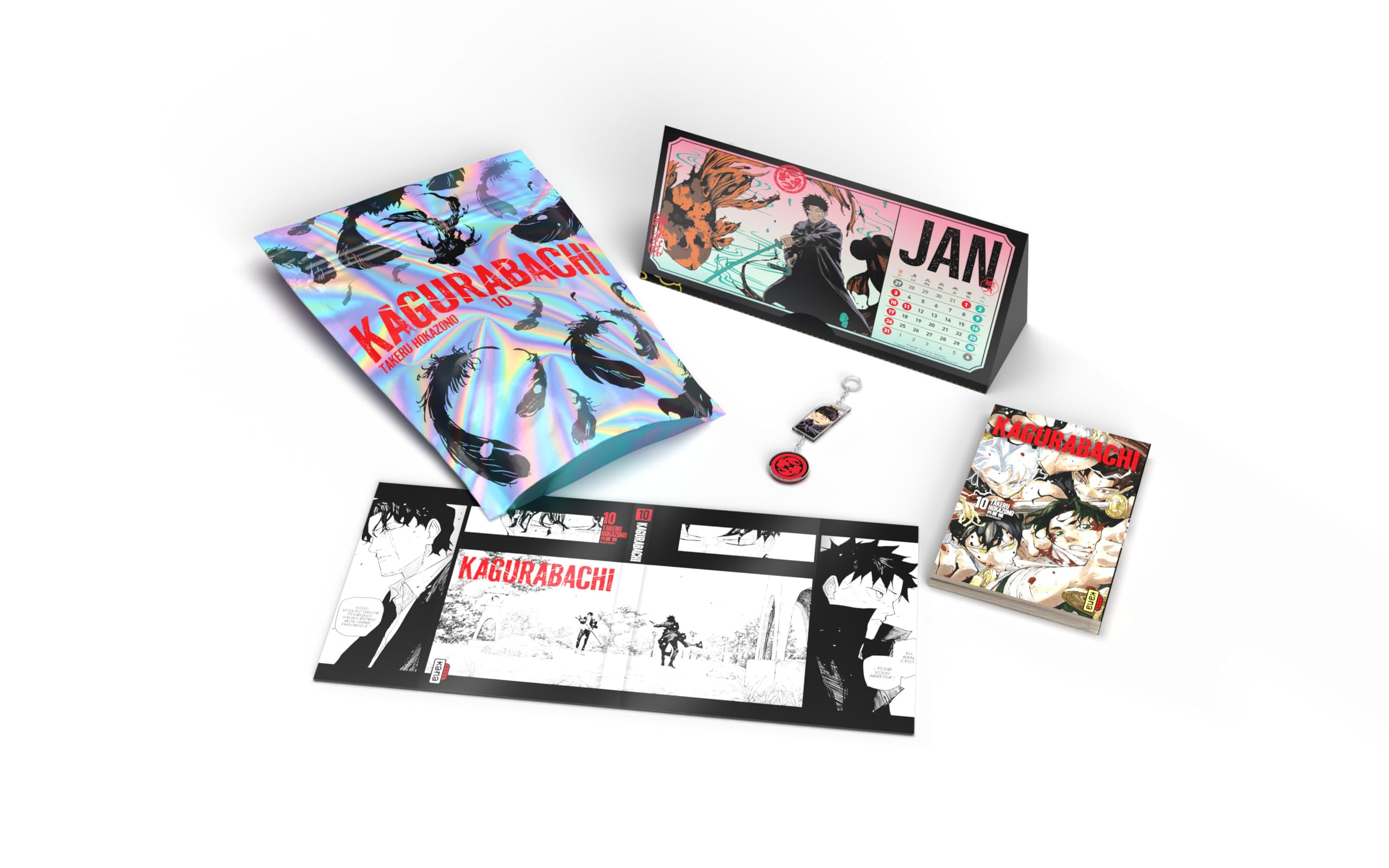 jaquette album Coffret Kagurabachi T10 - édition collector
