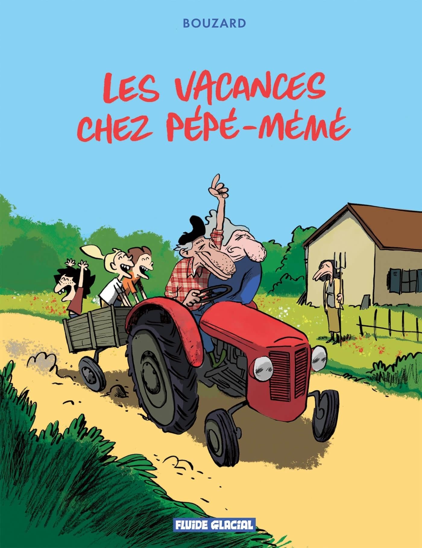 jaquette album Les Vacances chez Pépé-Mémé - tome 01